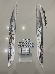 Nguyên bộ tem rời 3 lớp zin thái dán xe máy Honda Wave alpha 2014 màu trắng