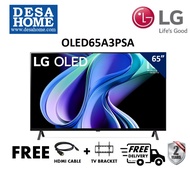 [2023 New Model][Free Delivery]LG OLED65A3PSA 65" A3 4K Smart Self-Fit OLED TV With AI ThinQ [Free HDMI &amp; TV Bracket]