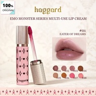 Haggard EMO Monster Series Lipstik Pelbagai Guna, Tekstur Velvet Finish & y, Solekan, Kesan Soft-Foc
