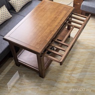 Rack Rectangular Folding Table Household Table Multifunctional Heating 1.2m Solid Wood t Fire Winter