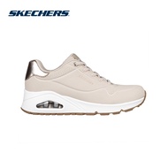 Skechers Women SKECHERS Street Uno Shimmer Away Shoes - 155196-NAT Air-Cooled Memory Foam Skech-Air Kasut Sneaker Perempuan