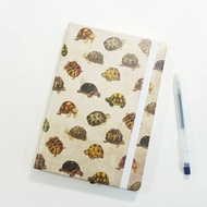 【陸龜先生】水彩插畫 花樣精裝硬皮筆記簿