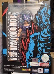 全新 SHF Dragon Ball SSGSS SON GOKU Kaio Ken  Event Exclusive Color Edition 龍珠 超藍 孫悟空 界王拳 SDCC 2021  S