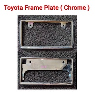 🇯🇵🇯🇵 Toyota Frame Plate ( Chrome ) / Car Number Plat / Papan Nombor Kereta