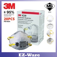 100% ORIGINAL AUTHENTIC 3M 8210 N95 Particulate Respirator Head Loop Face Mask Anti Haze Mask