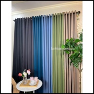 BLOCKOUT HIGH QUALITY NEW COLORS Dimmer Bedroom Curtains Dark Gray Green Peanut Ring Curtains 5-9FT