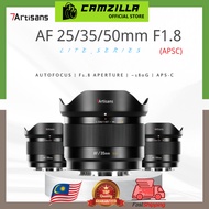 7Artisans 25mm f1.8 / 35mm f1.8 / 50mm f1.8 Lite APS-C Auto Focus Lens For XF / FE Mount Mirrorless 
