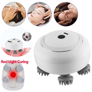 4D electric head massager infrared scalp massage prevent hair loss IPX7 waterproof body neck back kneading massager relax blood circulation