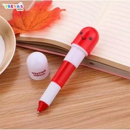 FR-A4 Pulpen Emoticon Vitamin / Pen Unik / Pena Kapsul / Pulpen Stationary Souvenir Pernikahan