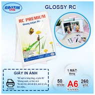 GLOSSY RC PREMIUM 4R PHOTO PRINTING PAPER A6 SIZE - 50 SHEETS