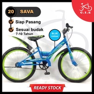 【SIAP PASANG】Basikal 20"basikal budak Kids bike 7-10tahun SAVA Sport Bike CANDY Sava AXB GREAT Kids 