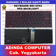 MSI GF63 GF6311UD GF65 GS65 GS65VR MS-16R1 MS-16R4 MS-1582 MS-16Q1 MS-16Q2 Red Backlight Keyboard