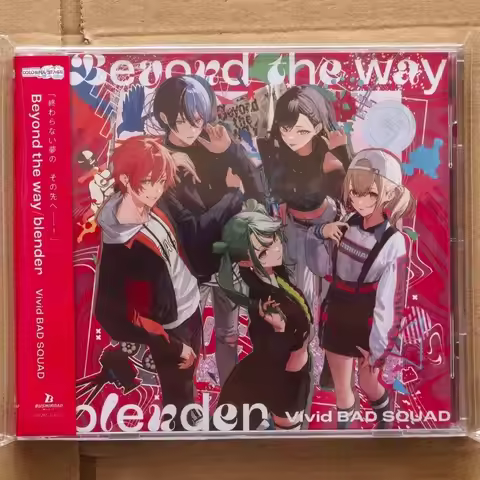 Game Hatsune Miku Vivid BAD SQUAD Music CD Beyond the way / blender Album Music Record Cosplay Walkm