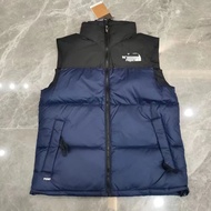 THE NORTH FACE แจ็คเก็ต1996เวอร์ชั่นอเมริกันแท้ดั้งเดิมเสื้อกล้ามผ้าฝ้ายสำหรับทั้งชายหญิงเสื้อกั๊กกั