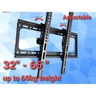 Wall adjustable TV bracket