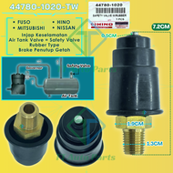 Safety Valve / Injap Keselamatan / Air Tank Valve / Brake Penutup Getah (Rubber Type) Lori Truck Mit