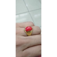 Cincin  Batu  Marjan  Asli