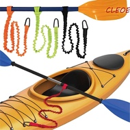 CLEOES Kayak Paddle Leash Kayak Accessories Adjustable Anti-lost Lanyard Elastic Fishing Rod Tie Rope Kayak Rod Belt