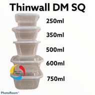 [Dijual] THINWALL MEREK DM SQ KOTAK KECIL/KOTAK MAKAN PLASTIK 500ML