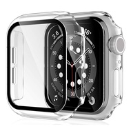 Cover For Apple Watch case 45mm 41mm 44mm 40mm 42mm 38mm Screen Protector Tempered Glass cover bumper iwatch series 7 6 5 4 3 SE