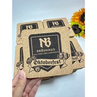 Plain Square Coaster Wooden Water Laser According To Customer Logo Design