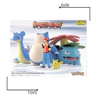 Pokemon Scale World 關都地區 赤紅&卡比獸&寵物小精靈之笛 套裝