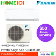 Daikin Inverter Single Split AirCon 18000BTU RKM50ZVMG/FTKM50ZVMG