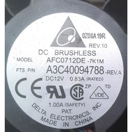 FAN DELTA AFC0712DE 7X7X4 CAM 12 VDC 0.83 AMPER