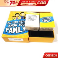 GEEBON Family Card Games Do You Really Know Your Family? A Fun Game Filled w Conversation Starters