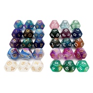 3pcs D12 Dice Constellation Divination Zodiac Dice for Board Game Cards Game Accessories