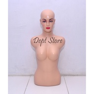 Bald Torso Female Mannequin | Female Mannequin | T-Shirt Statue
