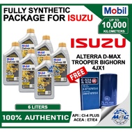 MOBIL Delvac 1 5W-40 6 Liters ISUZU ALTERRA D-MAX TROOPER BIGHORN 4JX1 (FULLY SYNTHETIC ENGINE OIL)