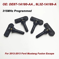 1/4PCS DE8T-1A180-AA 9L3Z-1A189-A 9L3Z1A189A 315MHz Programmed TPMS Tire Pressure Monitor Sensor For