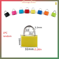 Shangchao กุญแจล็อคกระเป๋าเดินทาง1ชุดขนาด28 32 42มม. เคสโทรศัพท์แบบพลาสติกสีโลหะผสมสังกะสีกระเป๋าเดินทางหัวมีดไสล็อคหอพักนักเรียนตู้ล็อก