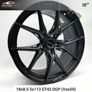 (VOX50) NEW SPORT RIMS LIGHT WHEELS ORIGINAL RAXER FLOW FORMING 18 INCH 18X8.5 5X113 ET42 DGP READY STOCK