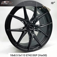 (VOX50) NEW SPORT RIMS LIGHT WHEELS ORIGINAL RAXER FLOW FORMING 18 INCH 18X8.5 5X113 ET42 DGP READY STOCK SPORT RIM