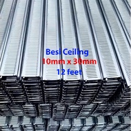 [ 10pcs ] 12FT Besi Siling Ceiling Gantung Plaster Siling Channel Besi Kecil