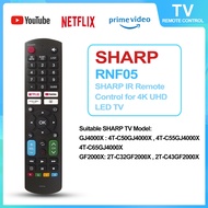 RNF05 SHARP Remote Control for sharp aquos RNF05 TV Controller for Aquos Android Smart TV IR Remote 