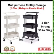 HIGH QUALITY 3 Tier Trolley Multifunction with Wheel