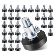 30-Piece Furniture Feet Pads Black Plastic Furniture Legs Adjustable Leveling Feet Table Feet Furnit