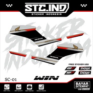 HONDA STRIPING STICKER WIN 100 21HONDA