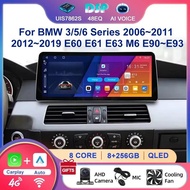 12.3'' 8 Core Car Multimedia GPS Navigation Stereo Audio Carplay Android Radio Player For BMW 3 5 6 