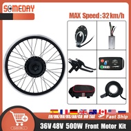 【hot】◎ Electric Conversion 36V48V 500W Front Hub motor with display Ebike 16-29in