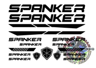 SPANKER BIKE FRAME DECALS