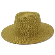 Straw Hat Women Men Fedora Hats Vintage Trilby Caps Summer Fedora Jazz Hat Sunhat Cap Chapeau Blower Adults Caps