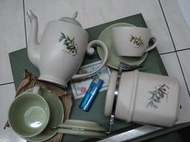 茶杯 組 密封罐 陶瓷 茶杯 咖啡杯 茶盤 茶組 茶具組 奶茶