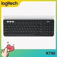[Readyเพื่อส่ง] Logitech K780 Multi-อุปกรณ์แป้นพิมพ์ไร้สายUltra-บางแป้นพิมพ์สำนักงานสำหรับPCคอมพิวเตอร์แล็ปท็อปแท็บเล็ตโทรได้