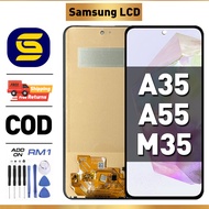 LCD SAMSUNG A35 5G/ A55 5G/ M35 5G Compatible For Glass Original Touch Screen Digitizer