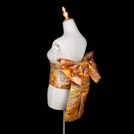 Japanese Kimono Yukata Belt Bag Belt Style Bow Knot Brocade Jacquard Shaped Japanese Style Girdle Fi