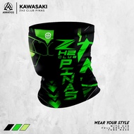 Adriatico Clothing "Kawasaki ZH2 Club Pinas" Tube Mask Motorcycle Riding Jersey